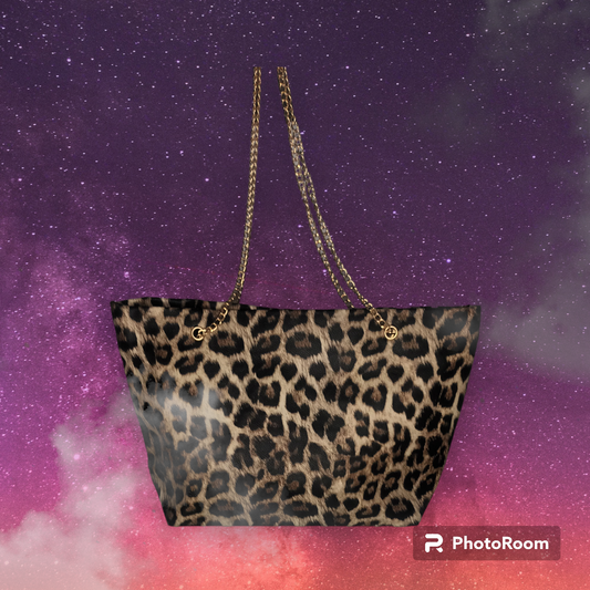 LANA - Shopper met luipaardprint